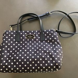 Kate Spade Nylon Polka Dot Bag!